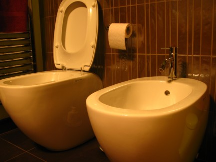 Bidet in Florence Italy Bathroom