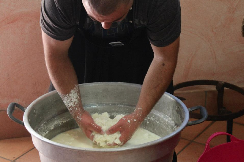 Making Ricotta Cheese By Hand