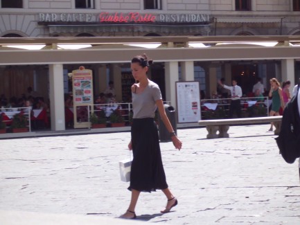 Italian Woman's Fashion in Florence