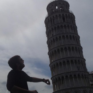 Tourist Photo Tower of Pisa