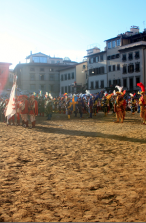 Calcio Storico Field after the game