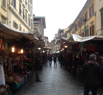 Market in Florence, Italy 
