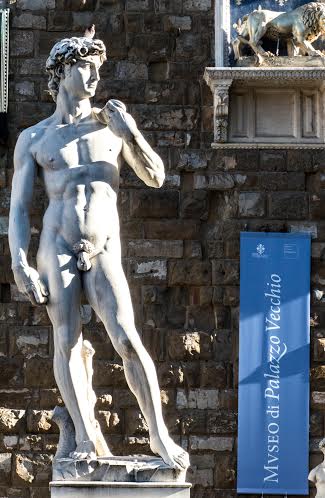 David Statue Copy Florence Italy 