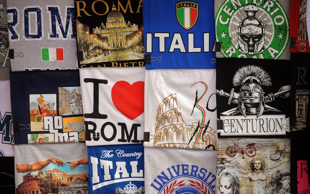 tshirts in rome