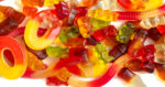 jelly fruits made of gelatin